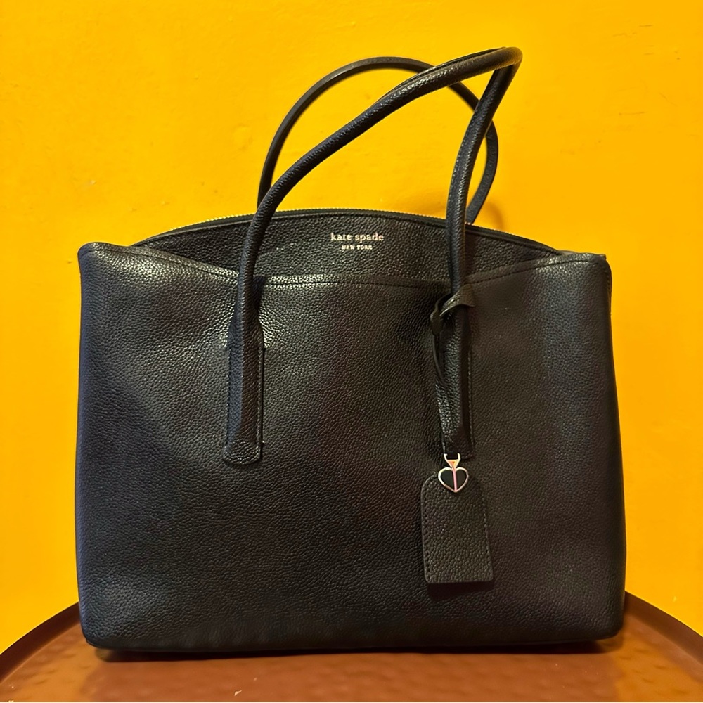 Kate Spade Black Margaux Large Satchel Bag